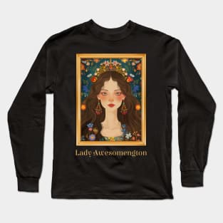 Lady Awesomengton  - Beautiful Girl Long Sleeve T-Shirt